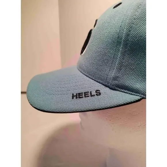 Top Of The World N.C. Tar Heels Logo Embroidered Six-Panel Fitted 6 3/4 Ball Cap - Picture 2 of 10